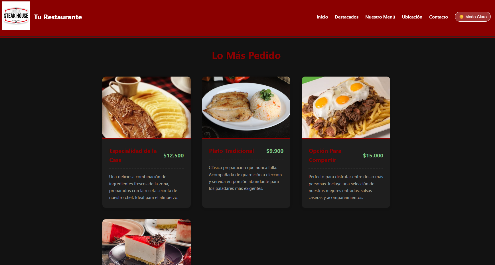 Landing Page